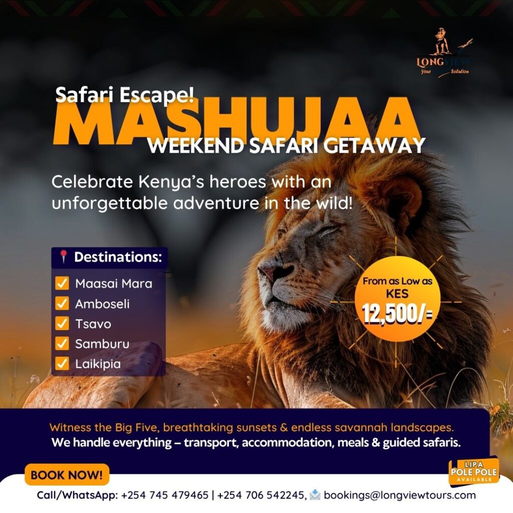 Top 7 Mashujaa Weekend Getaways in Kenya | Longview Tours